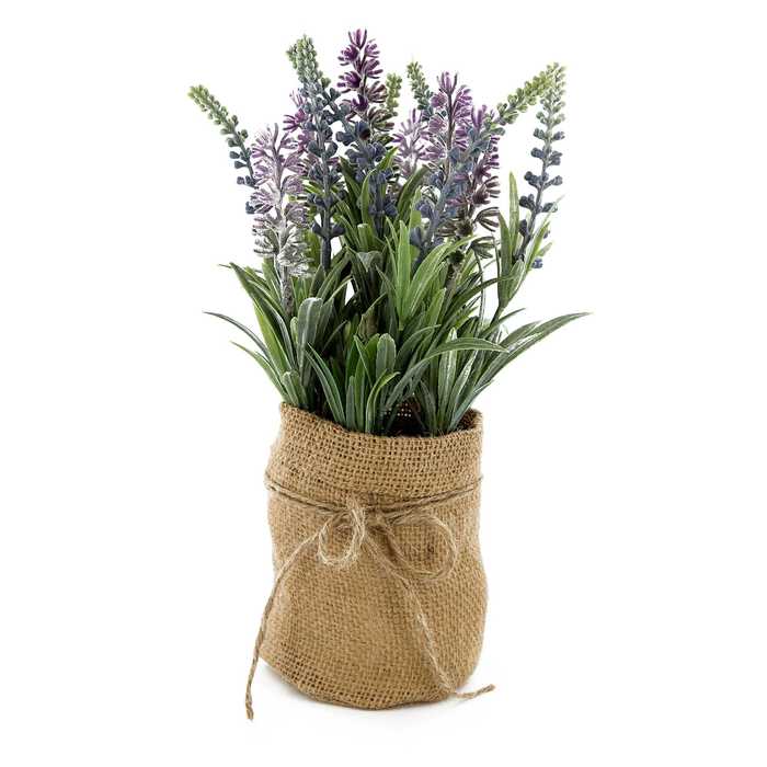 Lavender In Burlap Jar Hobby Lobby 668434